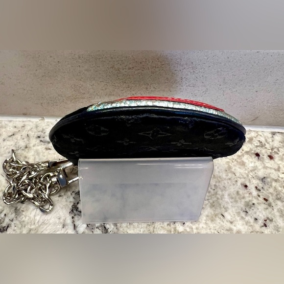 EUC Authentic Louis Vuitton Satin Conte Apple Coin Pouch - Picture 6 of 12